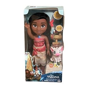 Disney Moana My Singing Friend 14" Moana Doll & Heihei Toy New with Box